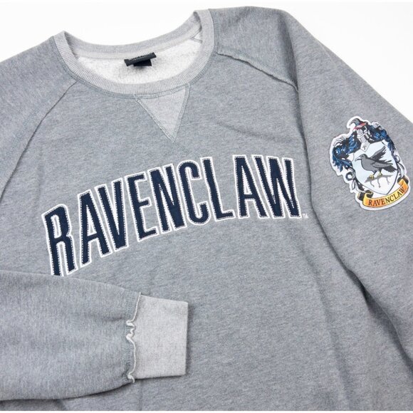 Harry Potter Ravenclaw Sweatshirt Adult Large Gray Universal Studios Wizarding - Picture 1 of 13